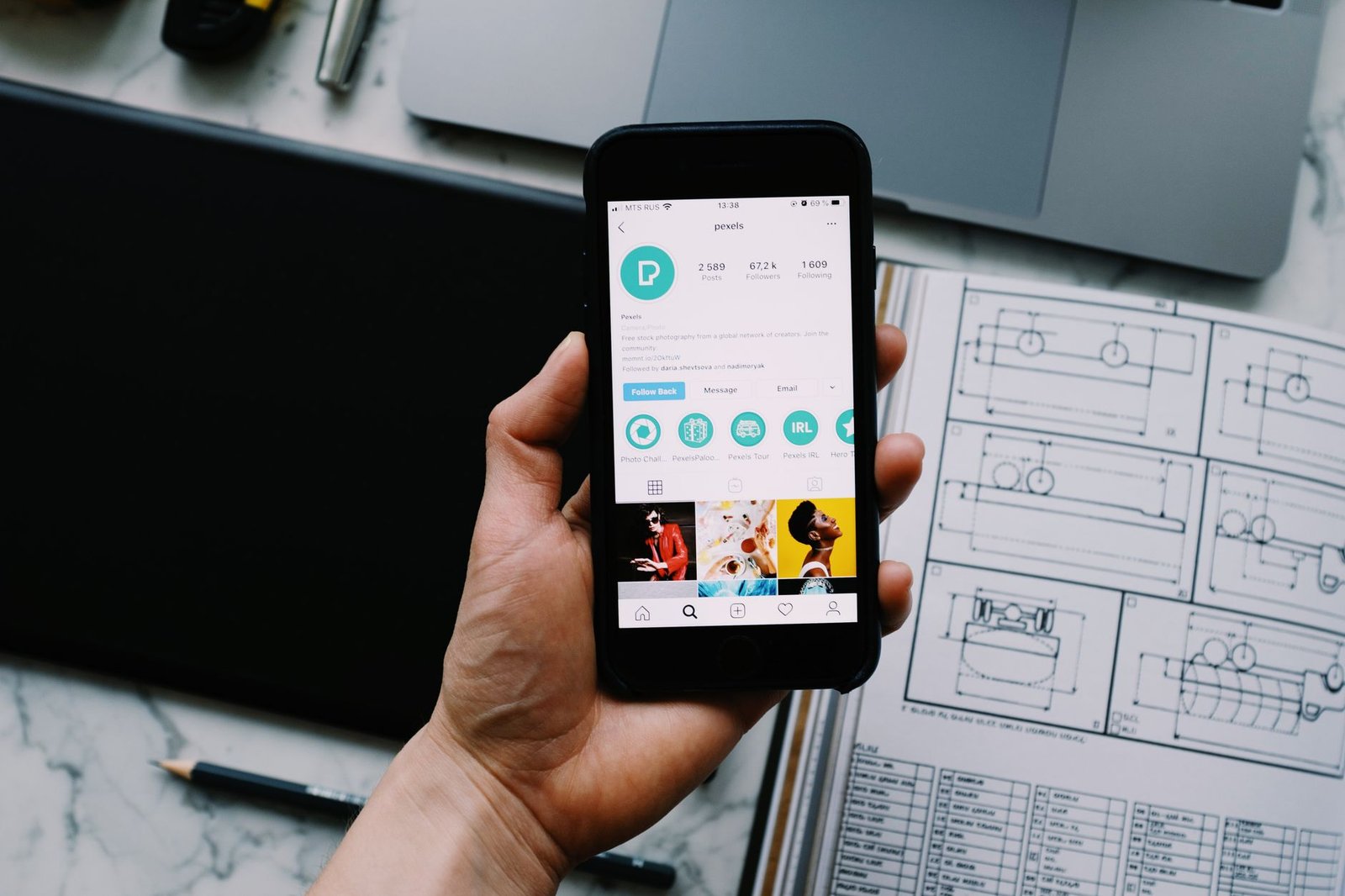 how to grow a business Instagram account organically